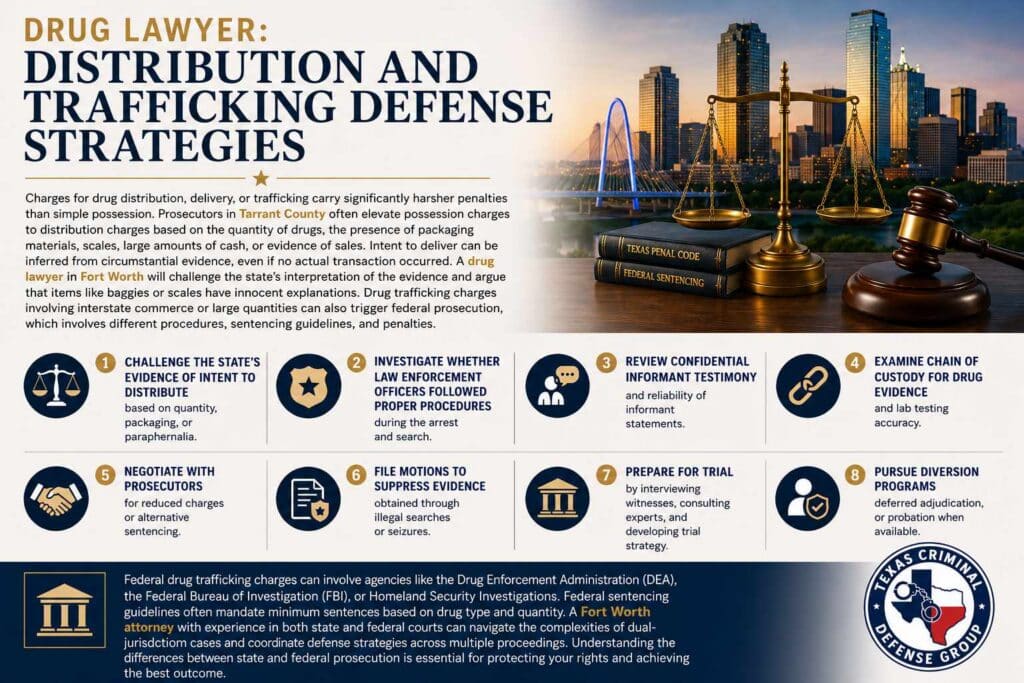 Fort Worth Drug Lawyer Defense Strategies
